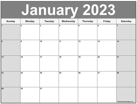 January 2023 calendar | free printable calendars