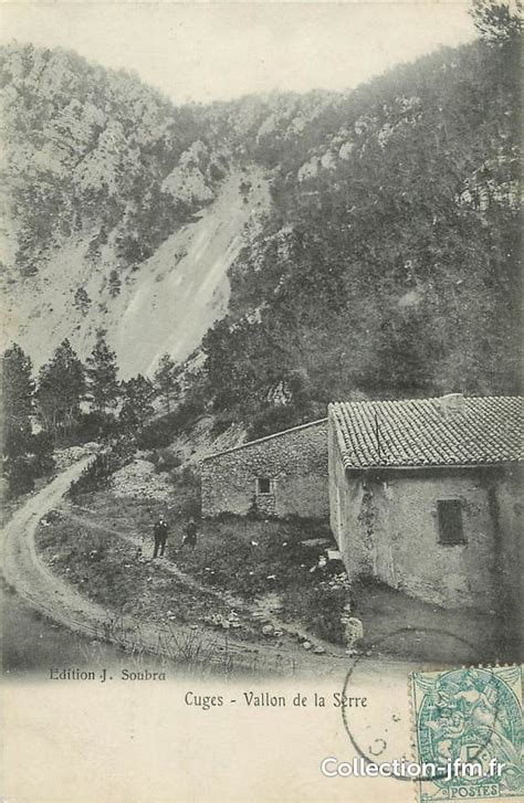 Cpa France Cuges Vallon De La Serre Bouches Du Rhone