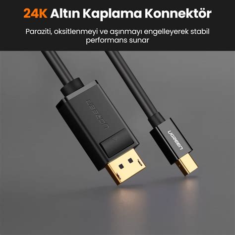 Ugreen K Mini Displayport To Displayport D N T R C Kablo Metre