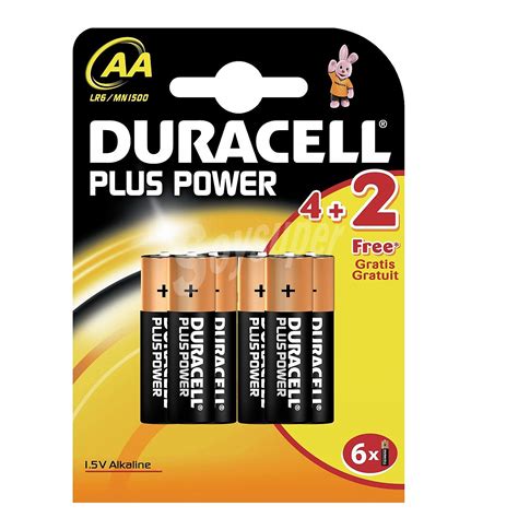 Duracell Pilas Lr Aa Plus Ud