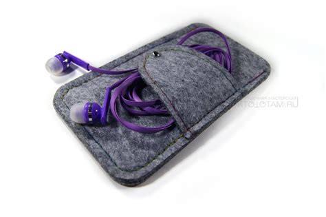 Чехол для телефона с держателем для наушников (FL27317) - feltmerch ...
