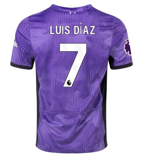 Luis Diaz 23/24 Liverpool Third Jersey - SoccerArmor