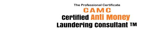 Camc Certified Anti Money Laundering Consultant™ Linkedin