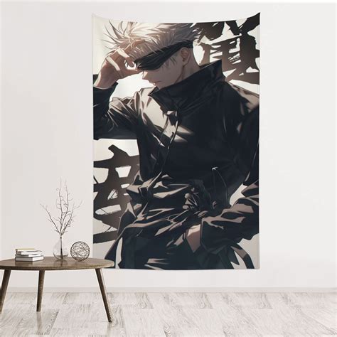 Gojo Satoru Anime Tapestry Anime Poster Wall Art Anime Birthday Party