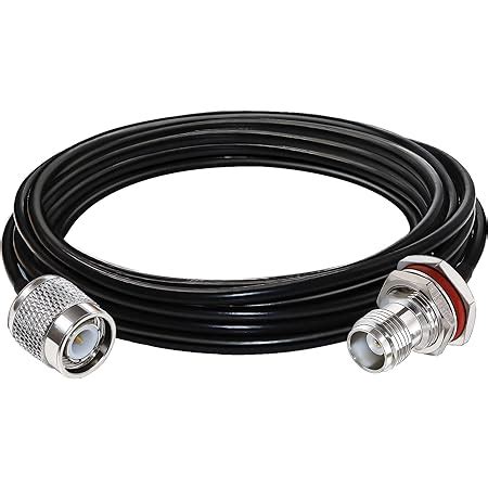 Amazon Uxcell Rg Rf Coaxial Cable Tnc Male To Tnc Female Pigtail