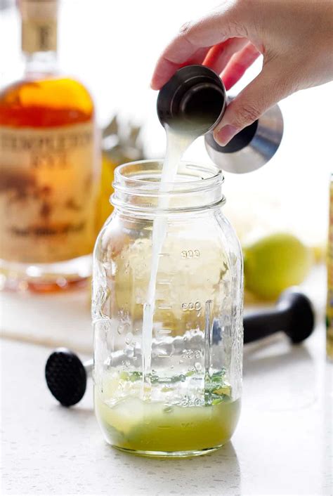 Pineapple Whiskey Punch Recipe Whiskey Punch Mason Jar Drinks