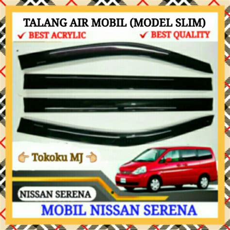 Jual Talang Air Mobil Nissan New Serena C Pintu Full Set Model