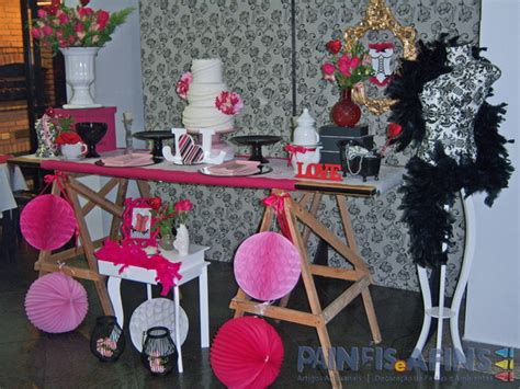 Ch De Lingerie Pink E Preto Elo Produtos Especiais