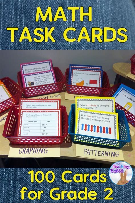 Math Task Cards Second Grade