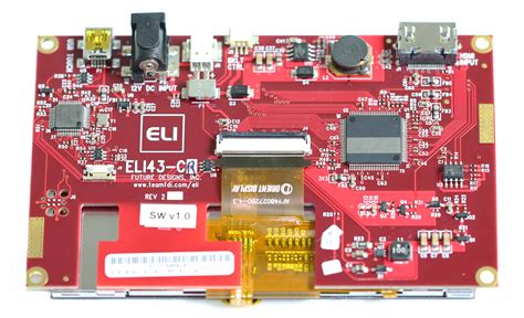 Resistive Touch Screen Lcd Module For Sbcs Eli Cr Fdi