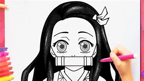 Comment Dessiner NEZUKO Facile KIMETSU NO YAIBA YouTube