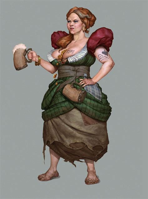 Fable Barmaid Character Portraits Warhammer Fantasy Roleplay