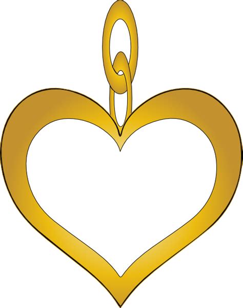 Heart Necklace Clipart