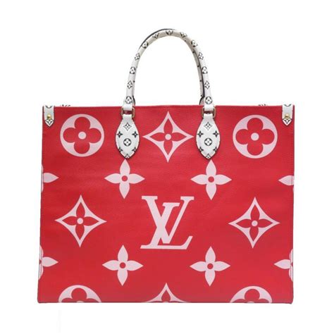 Louis Vuitton Louis Vuitton On The Go Gm M44569 Rouge Red Monogram Giant Grailed