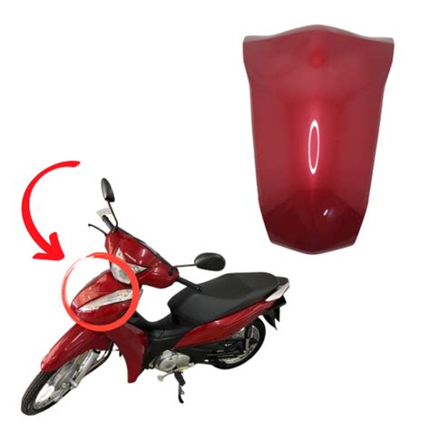 Carenagem Bico Frontal Central Honda Biz Vermelho Submarino