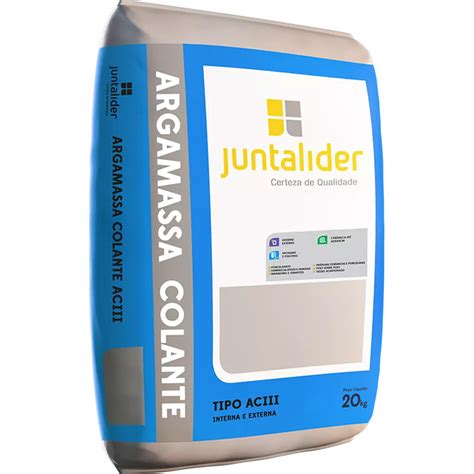 Argamassa Colante ACIII Uso Interno Externo 20kg Juntalider