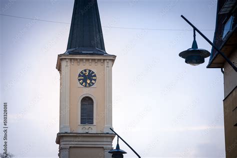 Church Clocktower Steeple Of The Serbian Roman Catholic Church Of Crkva