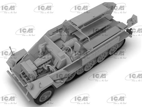 Scalehobbyist Sd Kfz 251 8 Ausf A Krankenpanzerwagen By ICM Models