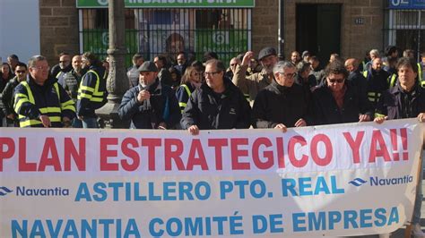 La plantilla de Navantia en la Bahía se manifestará en Cádiz la próxima