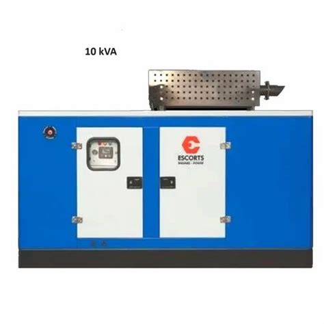 10 Kva Escorts Diesel Generator At Rs 320000piece Escorts Diesel