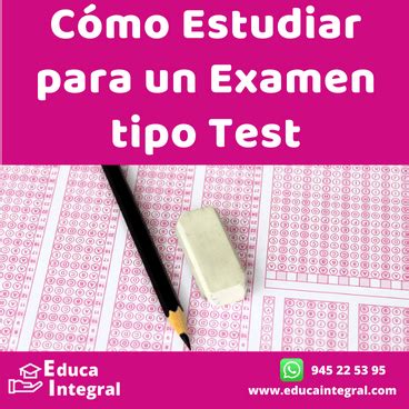 C Mo Estudiar Para Un Examen Tipo Test Curso Pr Ctico