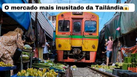 Um Mercado Muito Louco Que Rola Sobre Os Trilhos Do Trem Train Market