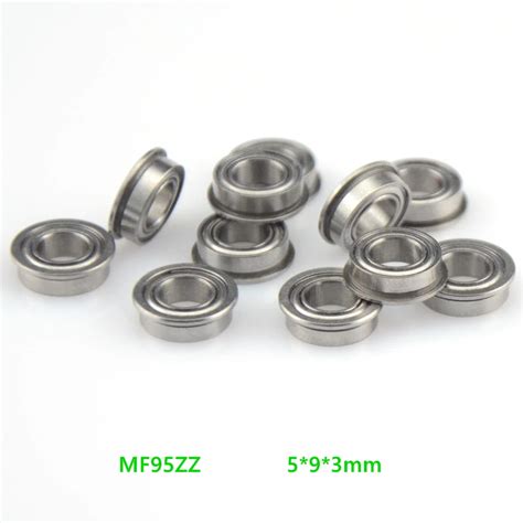 Pcs Lot Flange Bearing Mf Zz Mf Zz Z X X Mm Shielded Miniature