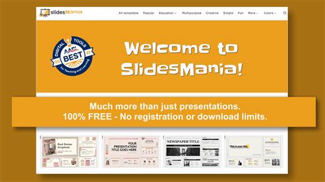 Free Creative templates for Google Slides and PowerPoint - SlidesMania