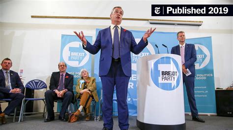 Nigel Farage, Brexit Party Leader, Lends Hand to Boris Johnson. Mostly ...