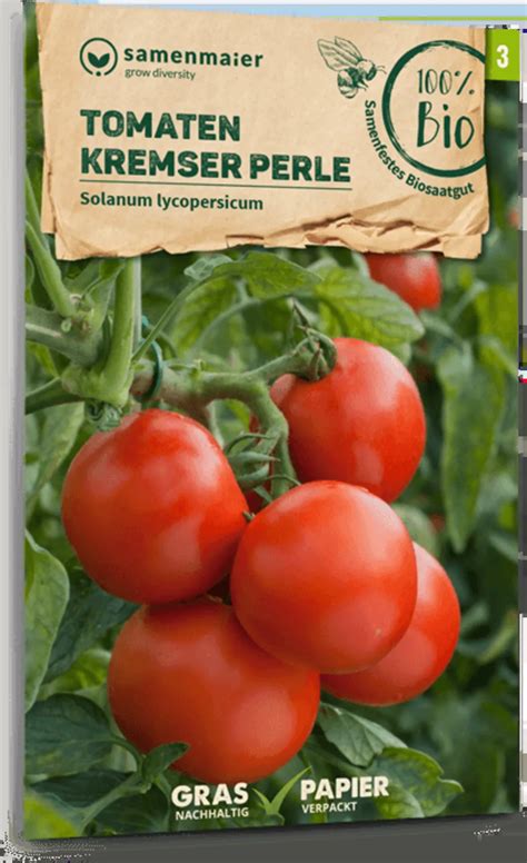 Samen Maier Tomate Bio Kremser Perle 1 Sachet Bloomling France