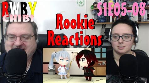 Rookie Reactions To RWBY Chibi Season 1 Episodes 5 8 YouTube