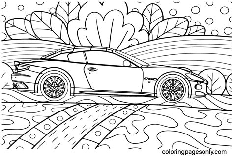 Maserati Gran Turismo 2011 Coloring Page Free Printable Coloring Pages