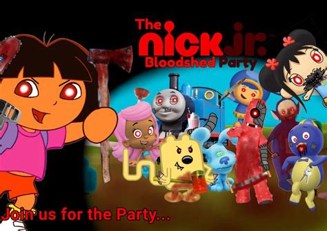 New Nick Jr Bloodshed Party Poster By Aymane On Sketchers United