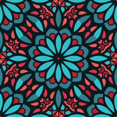 Simple Fractal Kaleidoscope Mozaic 7482300 Vector Art at Vecteezy