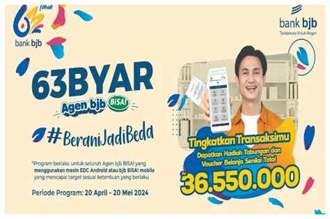 Bank Bjb Rayakan Ulang Tahun Ke Dengan Program Gebyar Agen Bjb Bisa