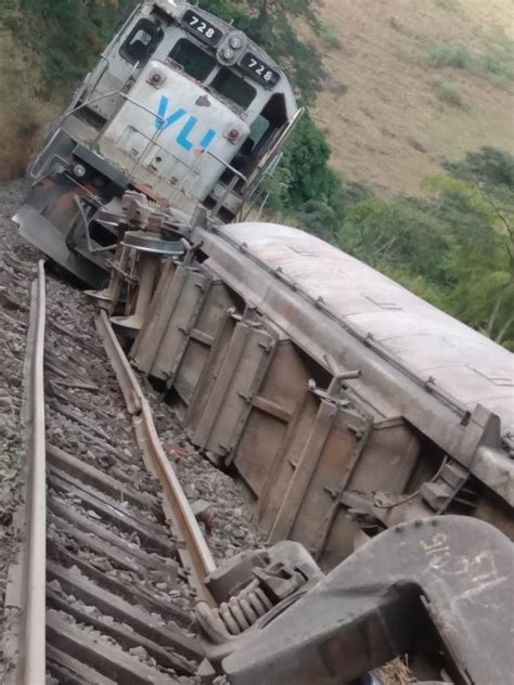 Trem Descarrila Em Barra Mansa Sul Do Rio E Costa Verde G1