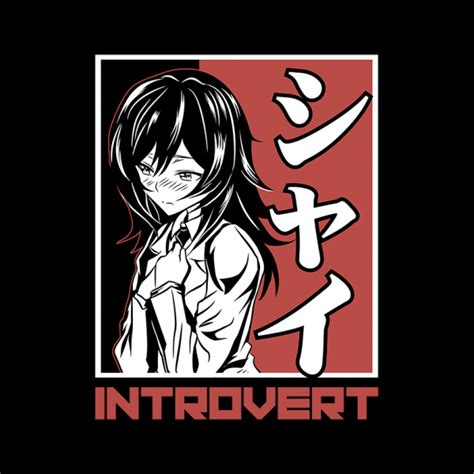 Introvert Girl Anime Style Art Poster