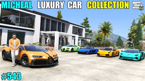 Gta 5 Micheal 100 Million Dollar Luxury Car Collection Gta 5