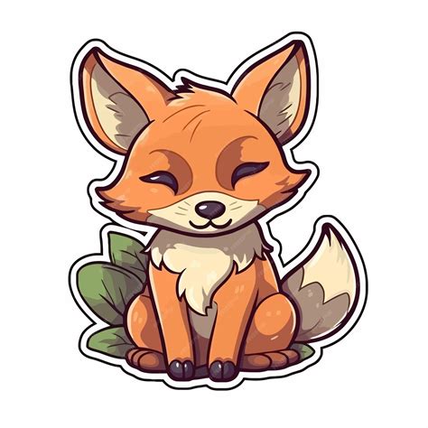 Premium Vector | Cute fox artwork