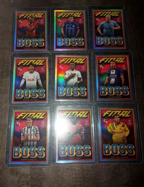 Topps Superstars Uefa Final Boss Complete Set Cards Eur