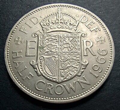 Queen Elizabeth Ii Half Crown British Coin Ebay