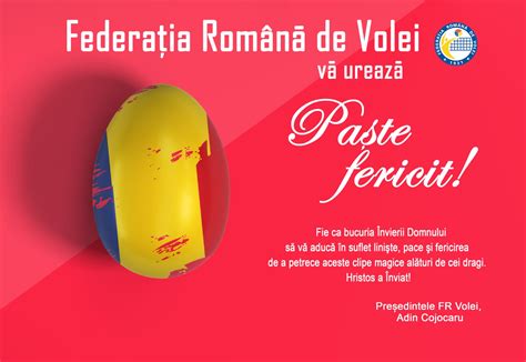 Paste Fericit Federatia Romana De Volei