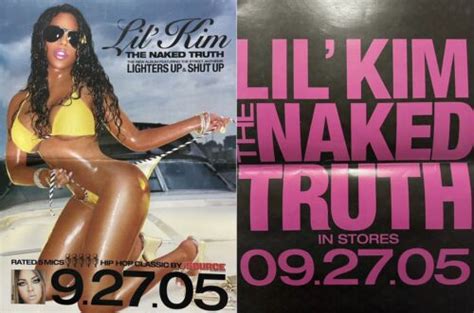 Very Rare Lil Kim Naked Truth Sided X Promo Poster Ebay
