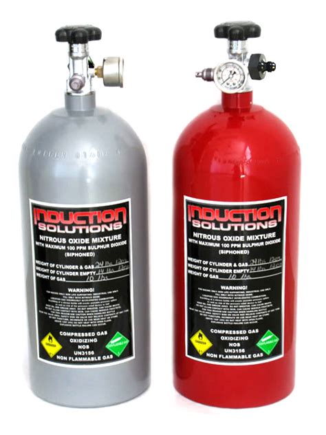 10lb And 15lb Race Ready Nitrous Bottles Induction Solutions