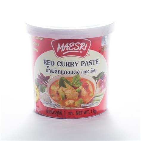 Maesri Red Curry Paste Maesri 红咖喱糕 1kg Asian Food Online