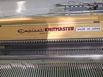 EMPISAL Knitmaster Knitmaster Fine Knitting Machine F370 EBay