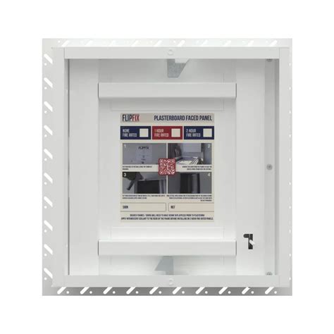 Hr Fire Rated Plasterboard Access Panel Beaded Frame Flipfix