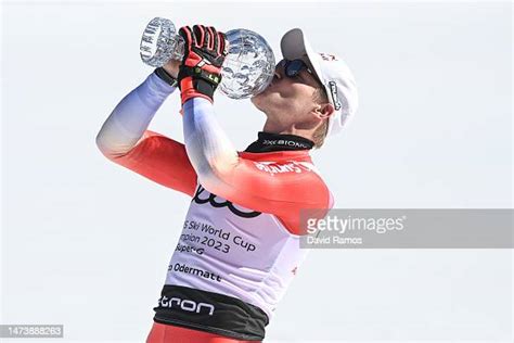 Men's Super-G World Cup Winner Marco Odermatt of Switzerland... News ...