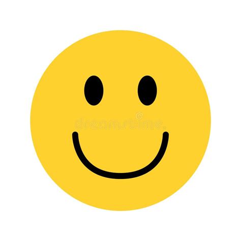 Smiley Face. Happy Smiley Emoji Vector Yellow Stock Illustration ...