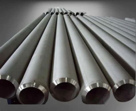 Round Anodized Stainless Steel Seamless Pipe Material Grade